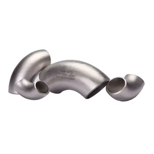 Sch40 Carbon Steel Stainless Steel Elbow Bend 45/60/90 Long Radius Elbow thumbnail-1
