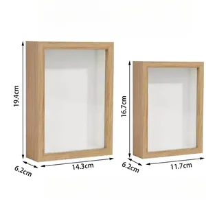 Pet Memorial Photo Frame Double Sided Wooden Dog Rotating Picture Frame thumbnail-5