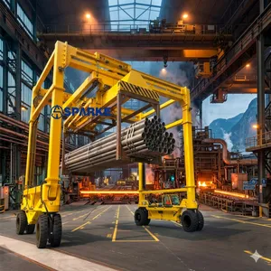 Heavy Duty Industrial Pipe Carrier Lifter Efficient Steel Tube Transport in Modern Smelting Plant thumbnail-1