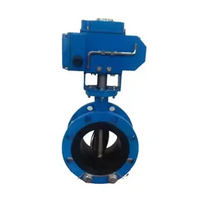 Electric Stainless Steel Flange Butterfly Valve 16 Inch Plate Switch EPDM Seal High Quality Electric Butterfly Valve thumbnail-2