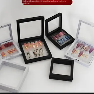 Custom Production of Wooden Box Gift Sets for Wearable Nail Art With Free Logo Design. Yabei Packaging thumbnail-1