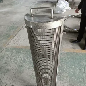 Wedge Wire Filter Element Johnson Type, 316L Stainless Steel, 0.25mm Slot, 500mm Length, Threaded End thumbnail-2
