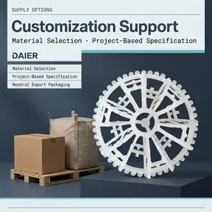 Pingxiang Daier Kostar Garland (Crown Type Teller Rosette Ring) | DAIER Chemical Packing for High Load Scrubbing | Robust Tower Internal Engineering thumbnail-4