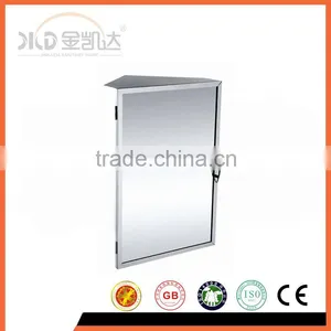 Stainless Steel Bathroom Mirror Cabinet 6650 Corner Cabinet, Single Door thumbnail-1