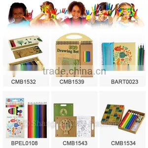 Eco Friendly Kids Travel Rainbow Art Color Pencil Set thumbnail-6