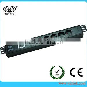 19 Inch 6 Ways German ip PDU for Cabinet thumbnail-1