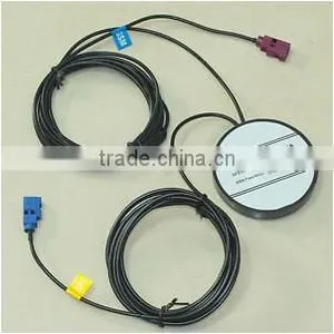 Top SMB Fakra C D Female GPS GSM Combined Antenna RG174 Navigation Aerial CDMA thumbnail-1