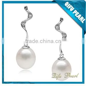 925 Sterling Silver Pearl Jewelry Wholesale Eearrings thumbnail-1