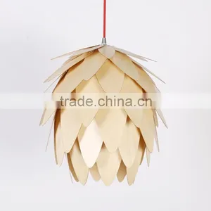 Wooden LED Pendant Light JK-8005B-29 China Supplier High Quality Indoor Pendant Lamp Wooden Lights thumbnail-2