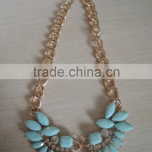 Fashion Jewelry Necklace With Gold Chain Used As Collar for Ladies Dress - N1412008 thumbnail-2
