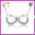 Wholesale CZ Stone Pave Chain Necklace S925 Sterling Silver Infinity Necklace thumbnail-1