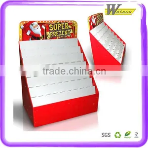 Christmas Gift Promotion Cardboard Paper Counter Display Stand Rack thumbnail-1