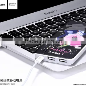 HOCO B1 10000mAh Painted Power Bank for IPhone 6s /Samsung S7 2.1A Universal Double USB Quick Charging Powerbank thumbnail-5