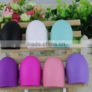 Brushegg Silicone Brush Cleaning Egg Brush Cleaning Egg Cosmetic Brush Cleanser Mack up Makeup Brush Cleaner Clean Tools thumbnail-1