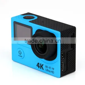 New 2016 Ultra HD 4K WIFI Sport Action Camera With Remote Control Dual Screen 2" LCD Waterproof 170 Helmet Camcorder DV DVR thumbnail-3