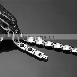 Fashion Power Men's Germanium Negative Ion Bio Energy Bracelet thumbnail-5