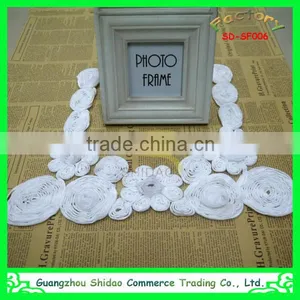 Customize Chantilly and Fancy Chiffon Neckline Lace Appliques Wholesale/lace Collar thumbnail-2