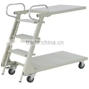 Wholesale Competitive Price Steel Supermarket Climbing Two Step Ladder/Three Step Ladder thumbnail-1
