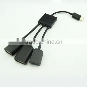 Multifuction Male to Female Micro Usb Hub Cable for Usb Card thumbnail-5