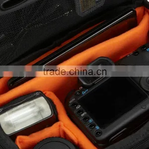 Large DSLR Gadget Bag China Supplier , Orange Interior thumbnail-4