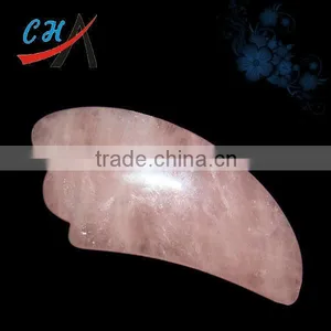 Scraping Massager,brazil Natural Rose Quartz Massager thumbnail-1