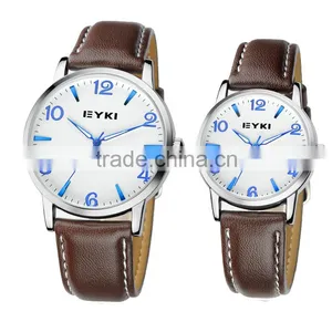 Hot Novelty 2015 Guangdong Men Wrist Watches Women Leather Couple Watches thumbnail-1