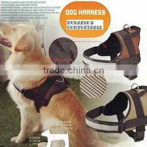 Durable Dog Harness With Reflective Band Adjustable Pet Dog Harness Brow thumbnail-5