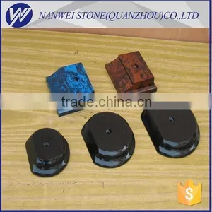 Square& Round Black Marble Trophy Base thumbnail-3