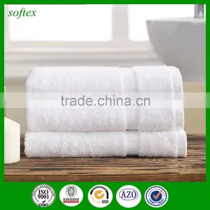 16s Spiral Cotton China Wholesale Terry Dobby Hotel White Bath Towel thumbnail-1