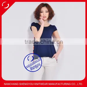 2015 China Supplier Custom Fashion Womens Printed t Shirt Wholesale thumbnail-1