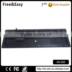 Hot Selling Wholesale Colorful LED Illuminate Ergonomic Wired Keyboard Supplier's Choice thumbnail-5