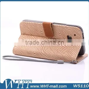 For HTC One 2 M8 Leather Case Zebra Luxury Mobile Phone Accessories thumbnail-2