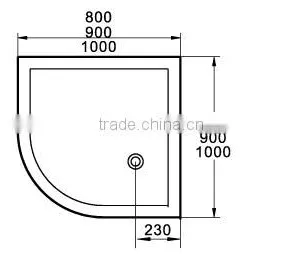 CUPC Shower Enclosure Tray,bathroom Shower Base,shower Tray Acrylic thumbnail-4