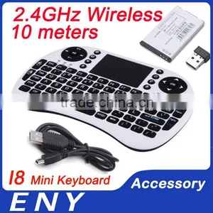 High Quality 2.4GHz Wireless Mini Keyboard I8 in Stock thumbnail-1