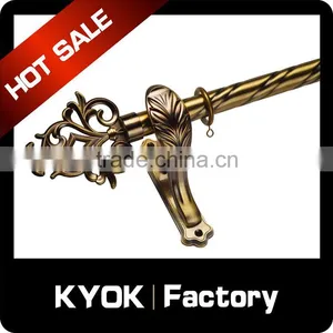 KYOK New Design Wrought Iron Products,aluminium Window Curtain Accessories,ceiling Mounted Curtain Rod thumbnail-6