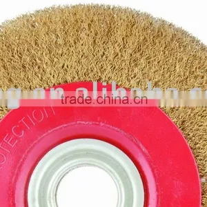 Brass-coated Wire Wheel Brush thumbnail-3