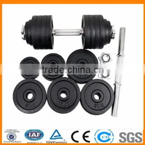 Black 30kg 50kg Painting Adjustable Dumbbell Factory thumbnail-1