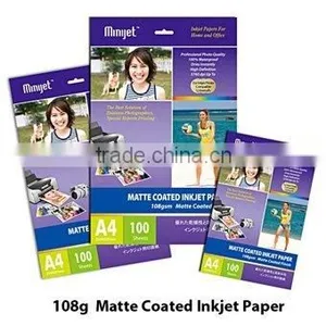 Inkjet Matte Coated Photo Paper 108,128,180g (Compatible With Inkjet Printers) thumbnail-1