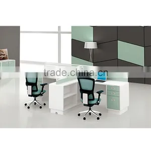 t Shaped 2 Person Office Desk Dividers thumbnail-1
