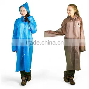Fashion EVA Travel Thickening Eco-friendly Disposable Raincoat thumbnail-6
