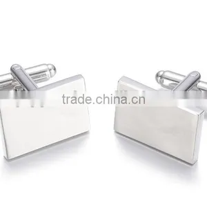 Simple Man Square Silver Cufflinks thumbnail-1