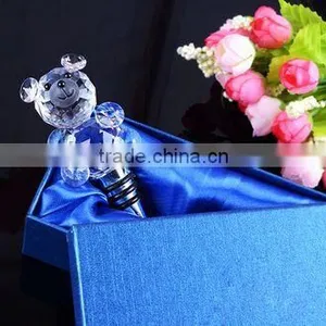 Cheap And High Quality Crystal Animal Wine Bottle Stopper thumbnail-1