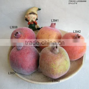 Decorative Emulation Artificial Foam Pomegranate Fruits 3.5"*4" With Emulation Sugar for Havest Home Decoration thumbnail-1