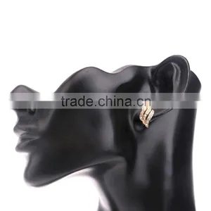 Gold Wings Stud Korean Earrings thumbnail-6