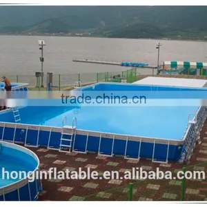 Hot Selling Metal Frame Rectangular Swimming Pool Inflatable thumbnail-2
