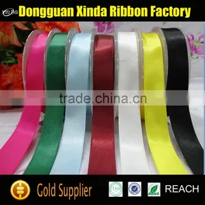 Factory Supplier Colorful Double Side Polyester Silk Ribbon thumbnail-2