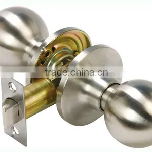 Front Door, Privacy, Passage, Bathroom Tubular Easy Installation Knob Lock With Brass Keys Quality Choice thumbnail-5