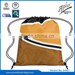 Website Cheap Promotional Drawstring Gift Mesh Zipper Bag thumbnail-5
