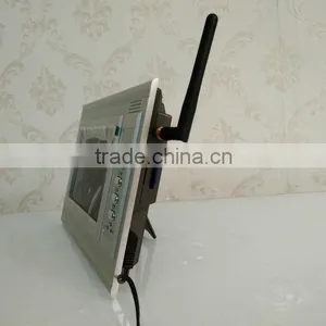 Access Control System 2.4Ghz 7inch TFT LCD Screen Wireless Video Doorbell Intercom for Apartment Touch Key thumbnail-4