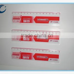 Wholesale PS PP Acrylic Plastic Ruler 15cm Plastic Ruler Scale Ruler Plastic Letter Stencil Ruler thumbnail-4